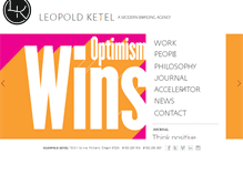 Tablet Screenshot of leoketel.com